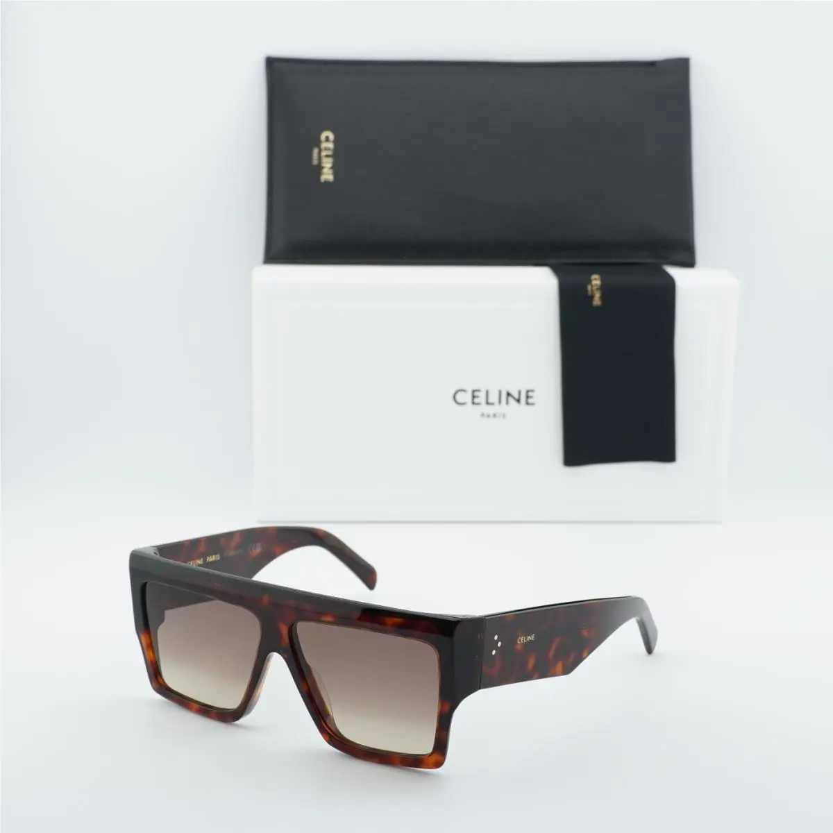 Celine CL40092I 52F Havana/brown Gradient 60-11-145 Sunglasses