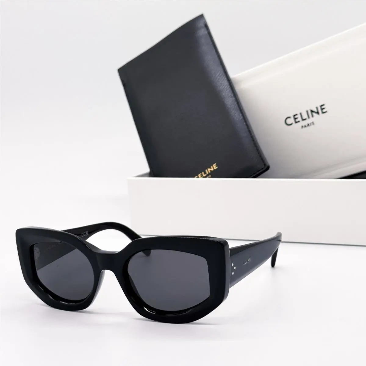 Celine Sunglasses CL40277I 01A Black Women Eyewear