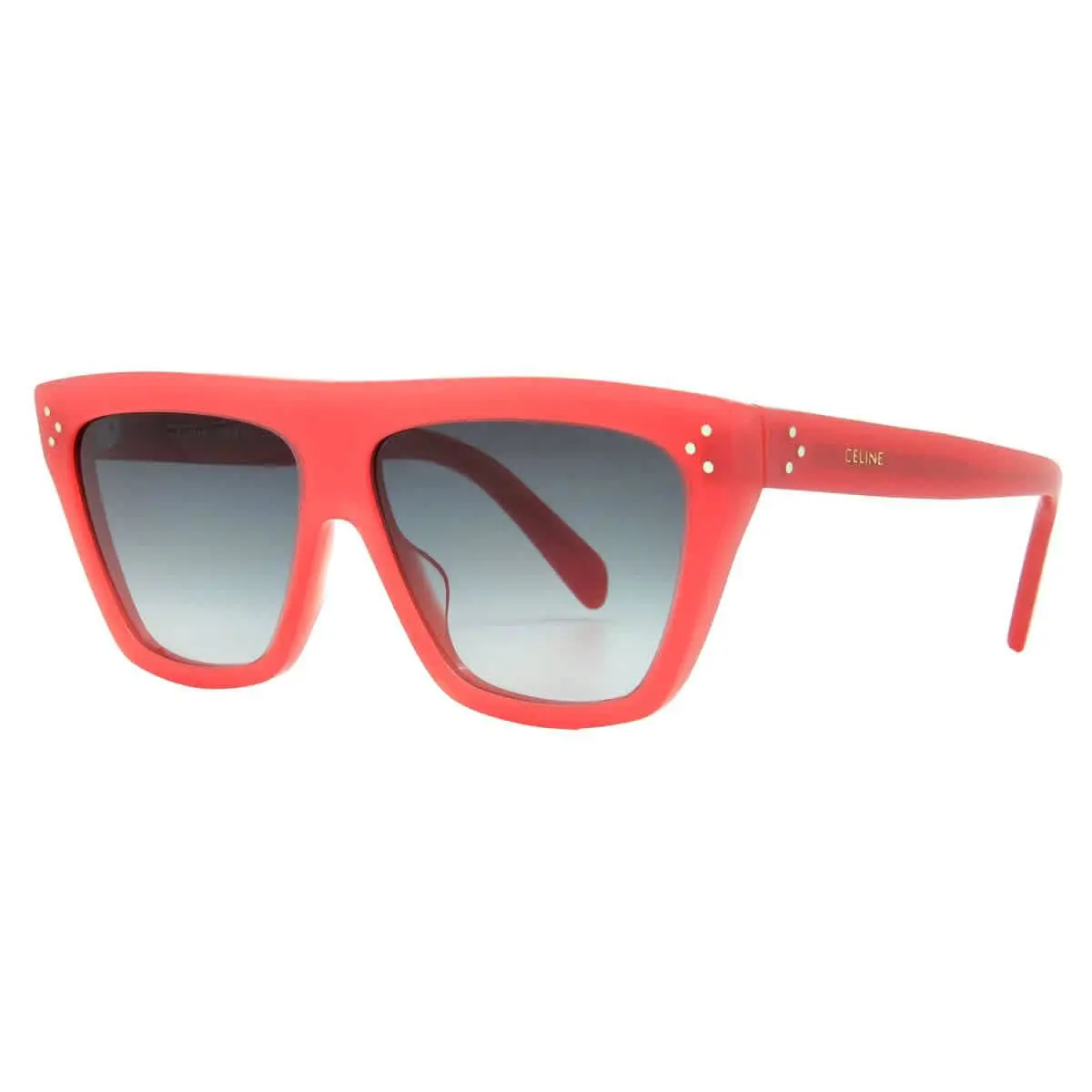 Celine Smoke Gradient Square Unisex Sunglasses CL40256I 66B 58 CL40256I 66B 58