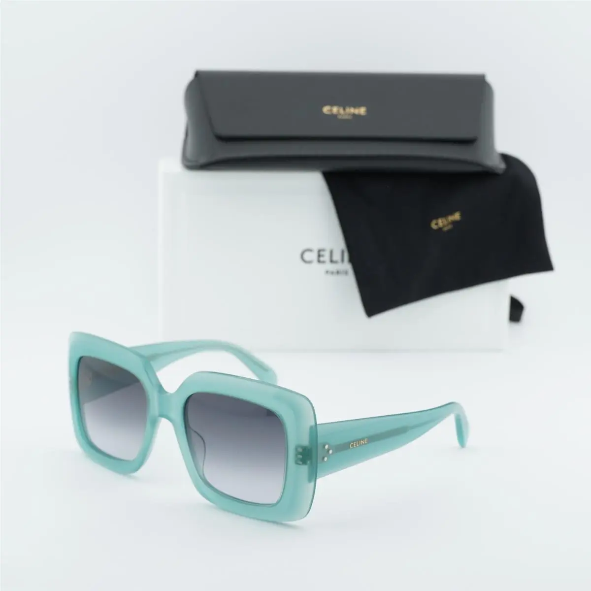 CL40263I 93B Teal/grey Gradient 54-19-135 Sunglasses by Celine