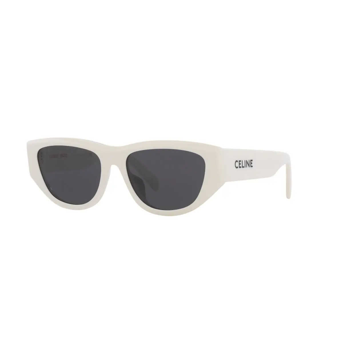 Women Celine Paris Microchromes Square Sunglasses Ivory Smoke CL40278U-5525A