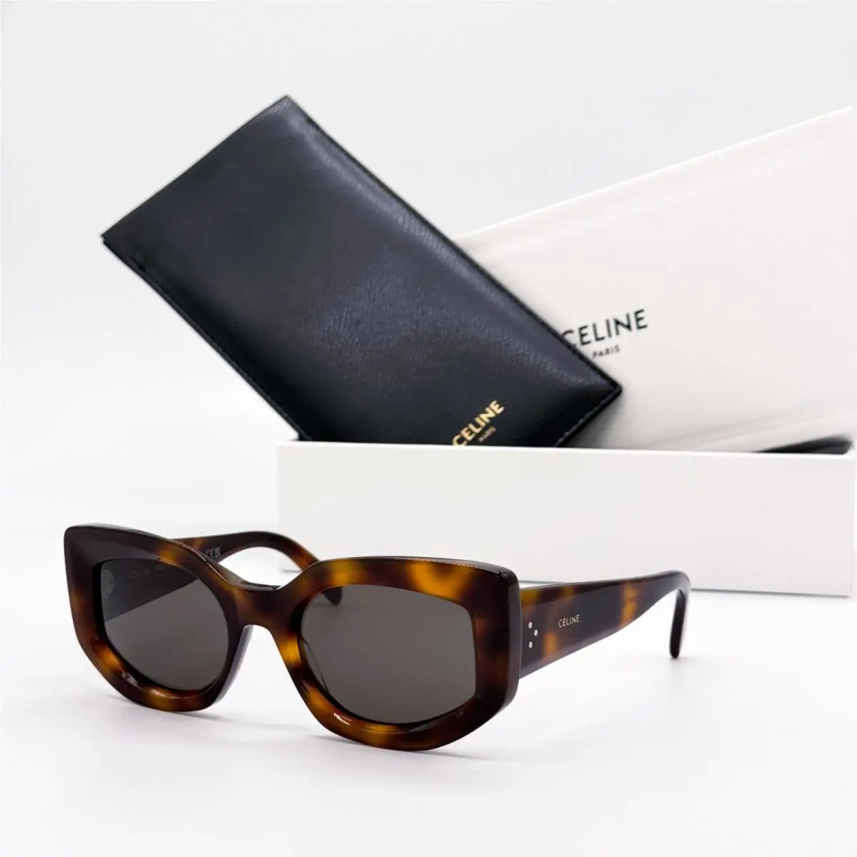 Sunglasses CL40277I 53E Havana Women Eyewear by Celine