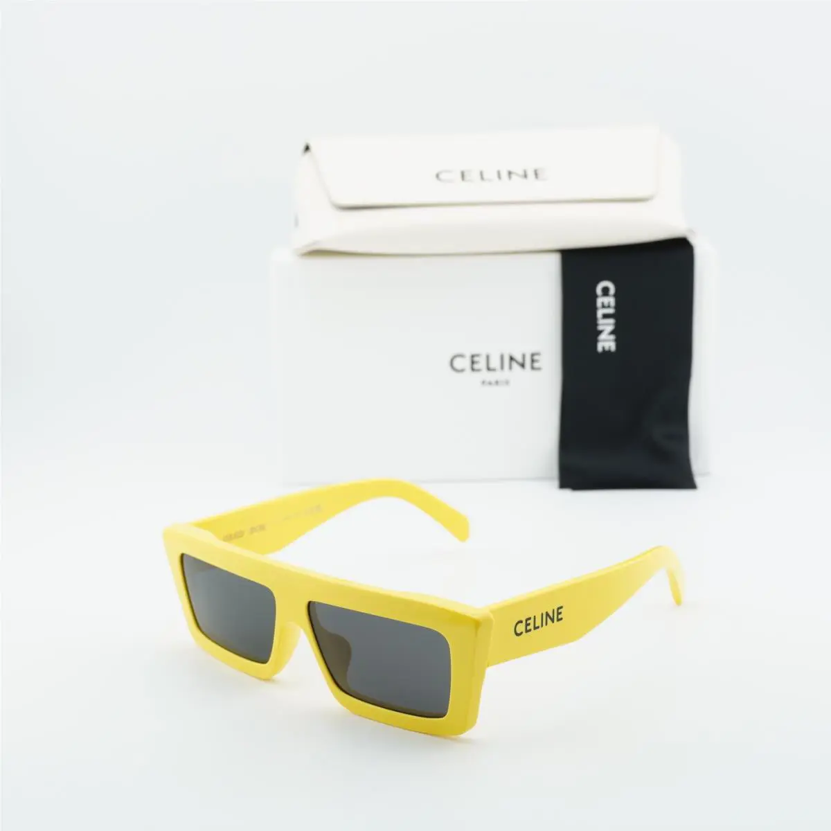 Celine CL40214U 39A Yellow/grey 57-13-140 Sunglasses