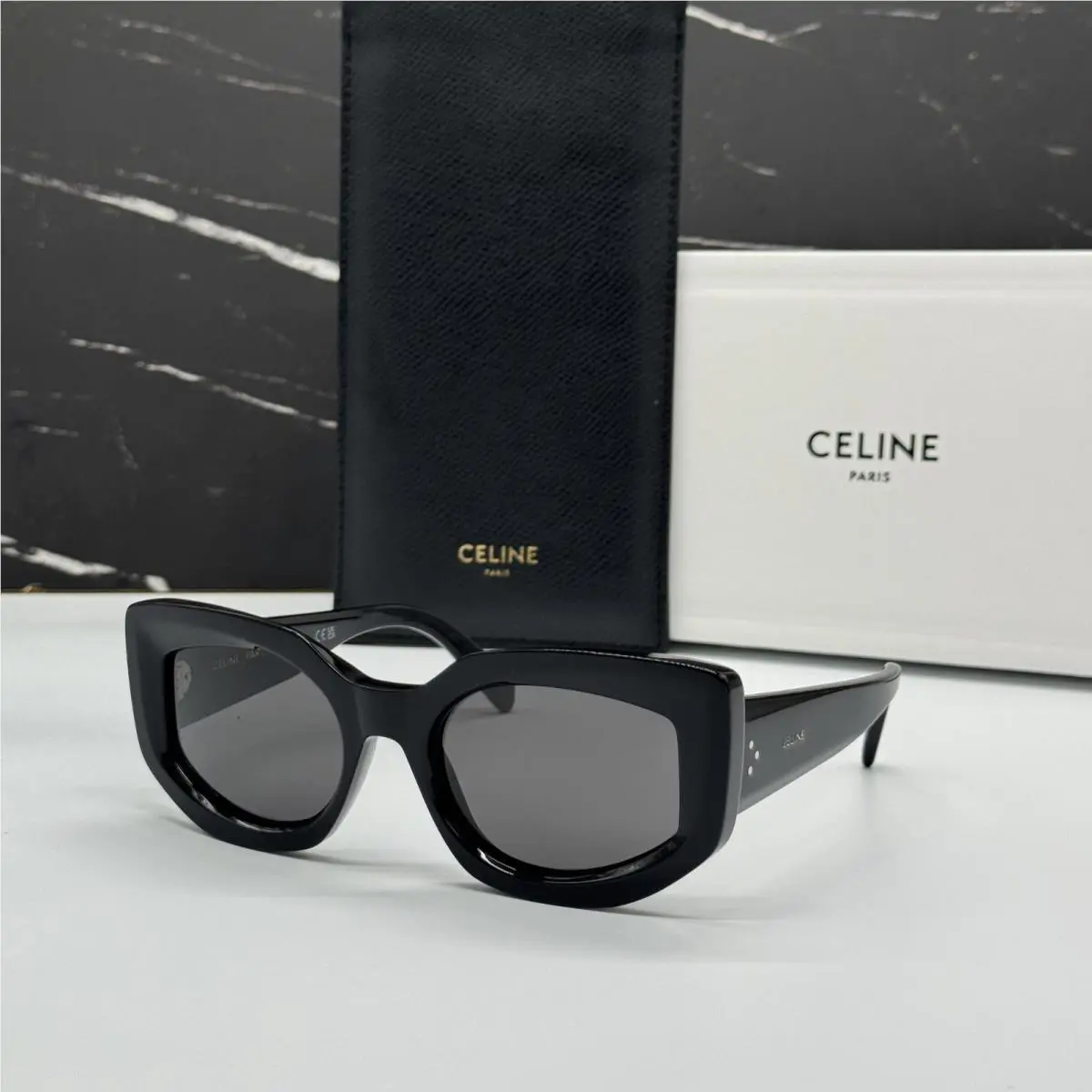Celine CL40277I 01A Sunglasses Black Women Eyewear Celine