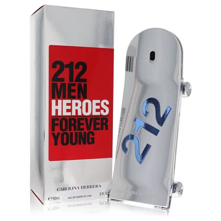 212 Heroes by Carolina Herrera Eau De Toilette Spray 3 oz For Men