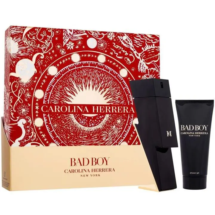 Bad Boy by Carolina Herrera Fragrance For Men 2 Piece Gift Set