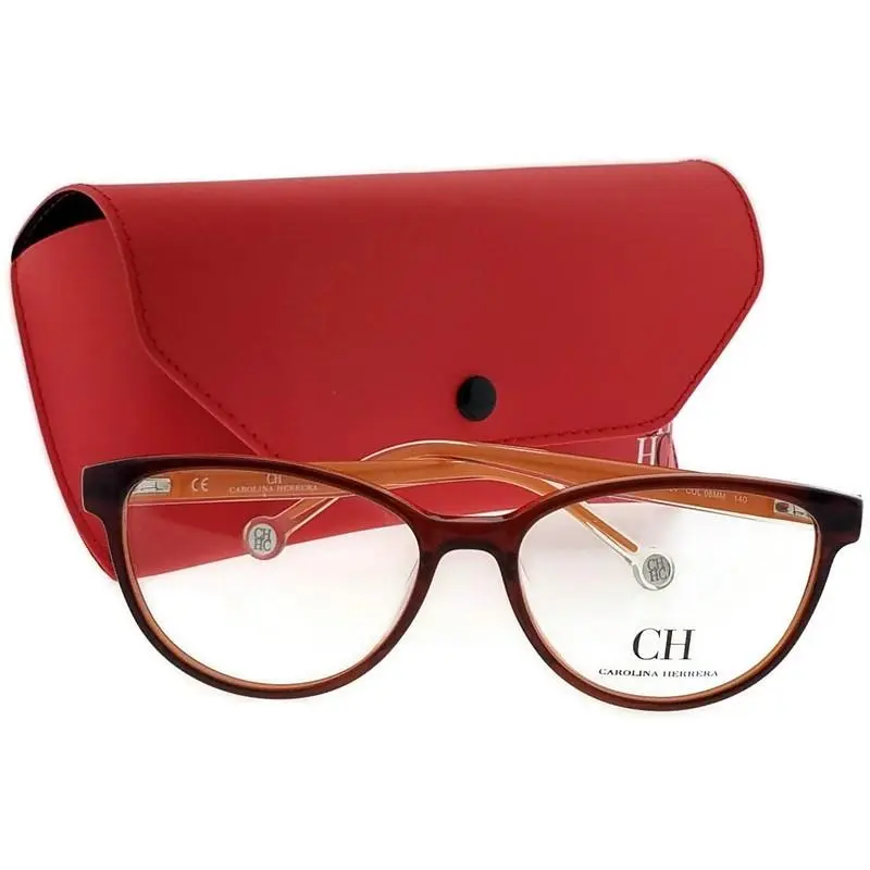 Carolina Herrera VHE724-5306MM Eyeglasses 53mm - Frame: 06MM Red, Lens: Clear Lens