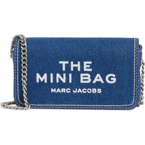 Marc Jacobs The Mini Bag Denim Crossbody Bag