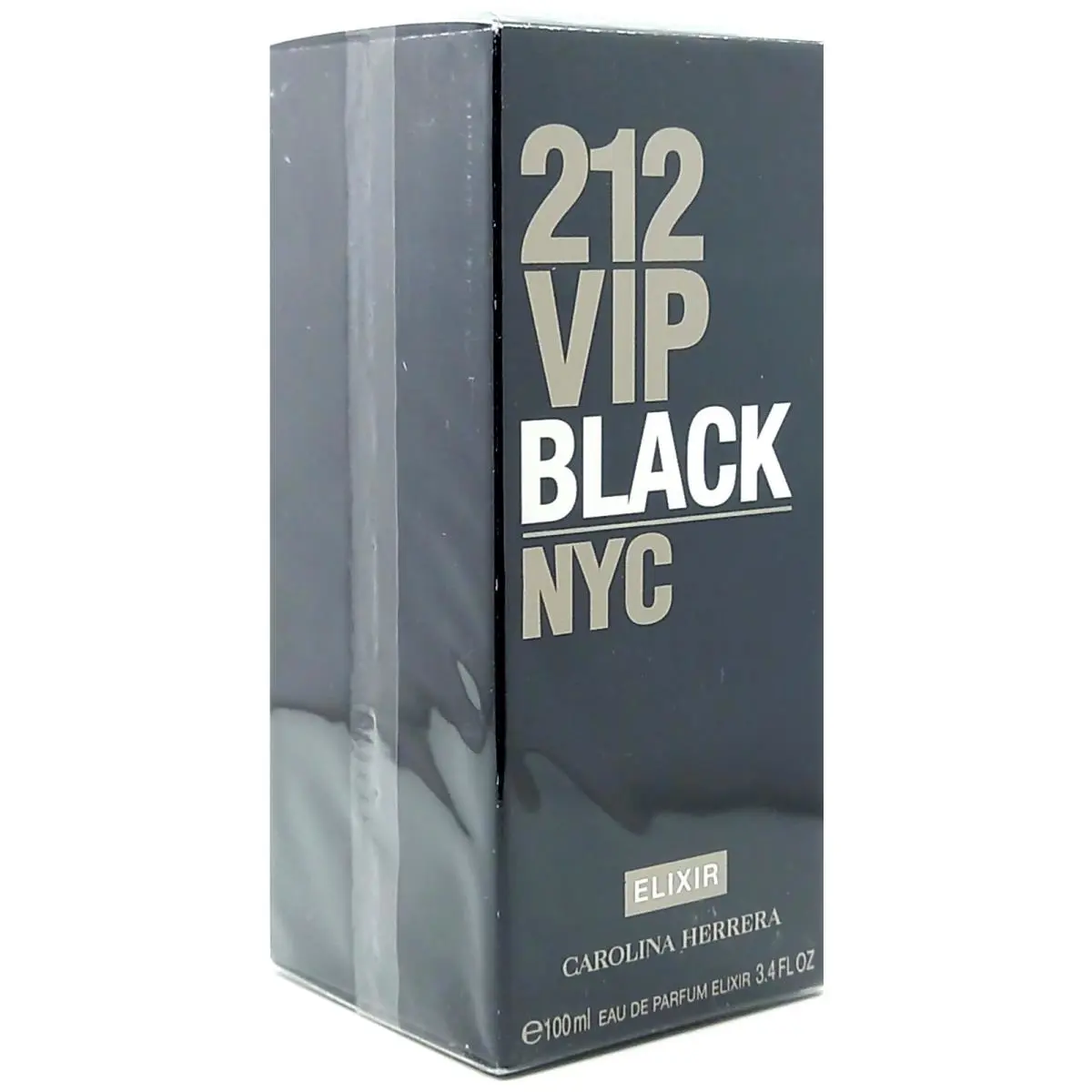 Carolina Herrera 212 Vip Black Nyc Elixir Eau DE Parfum Spray Men 3.4 Oz / 100ml