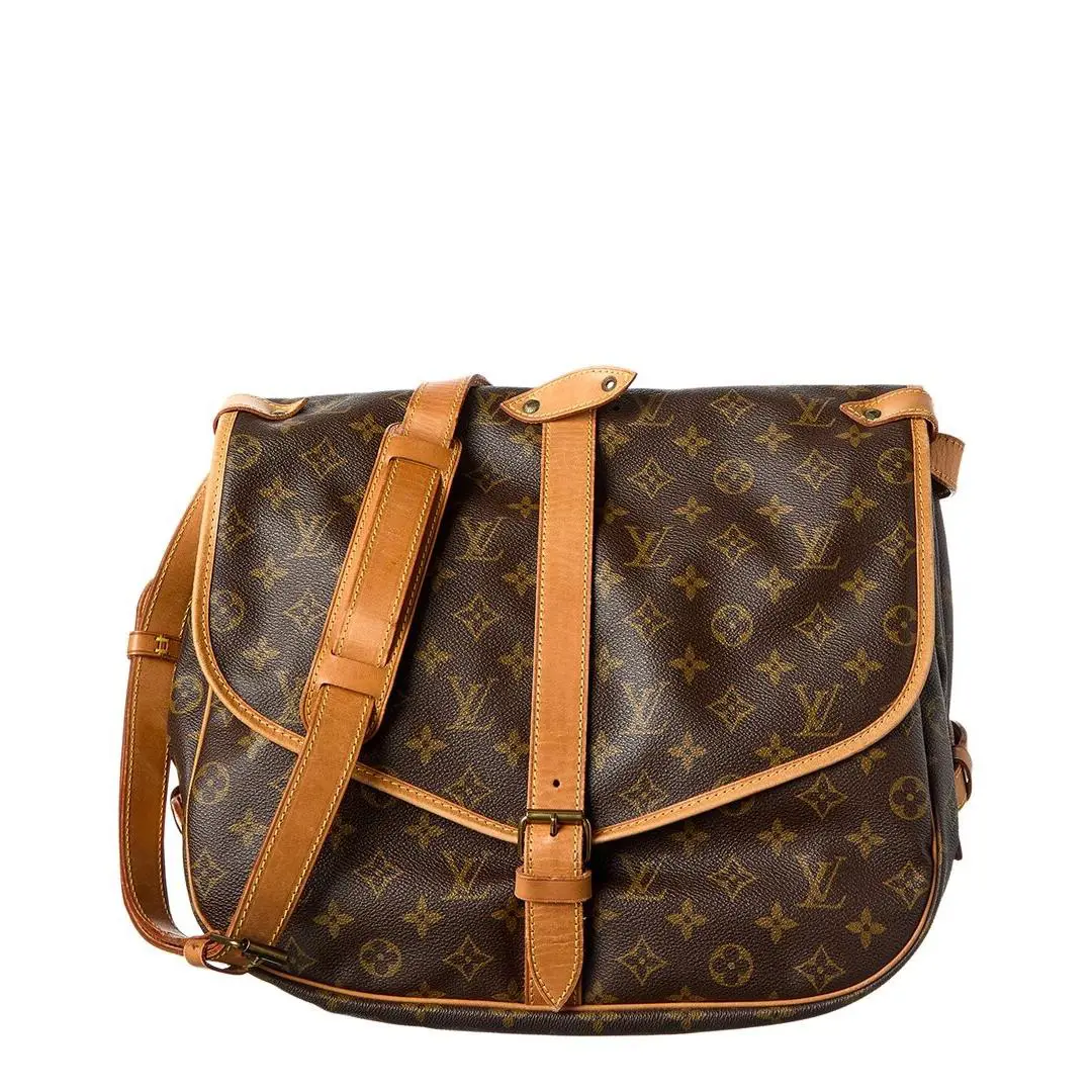 Louis Vuitton Monogram Canvas Saumur Pre-loved Women`s Brown