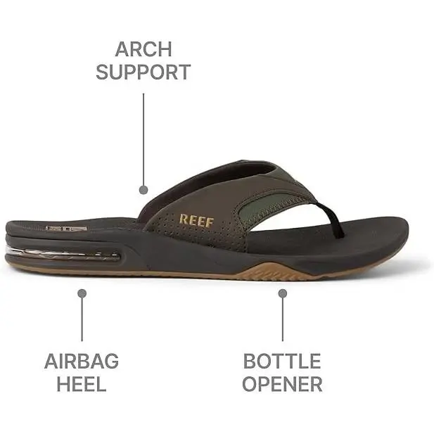 Reef shoes - Fanning - Fanning - Brown/Gum 1