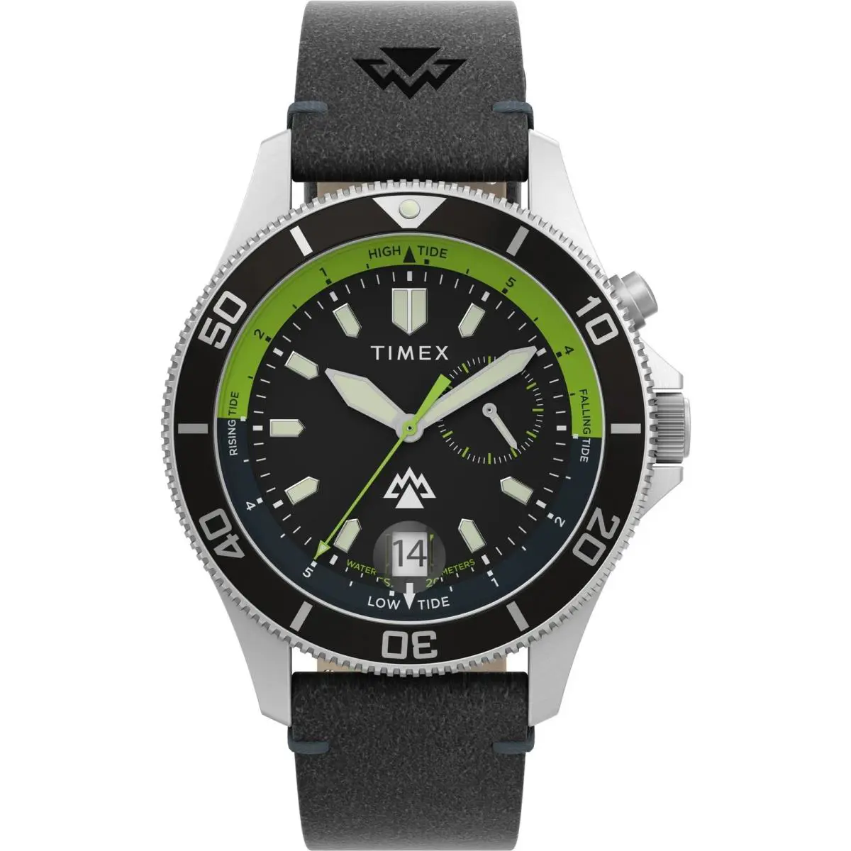 Expedition Slack Tide Quartz Black Dial Men`s Watch TW2W21900 by Timex