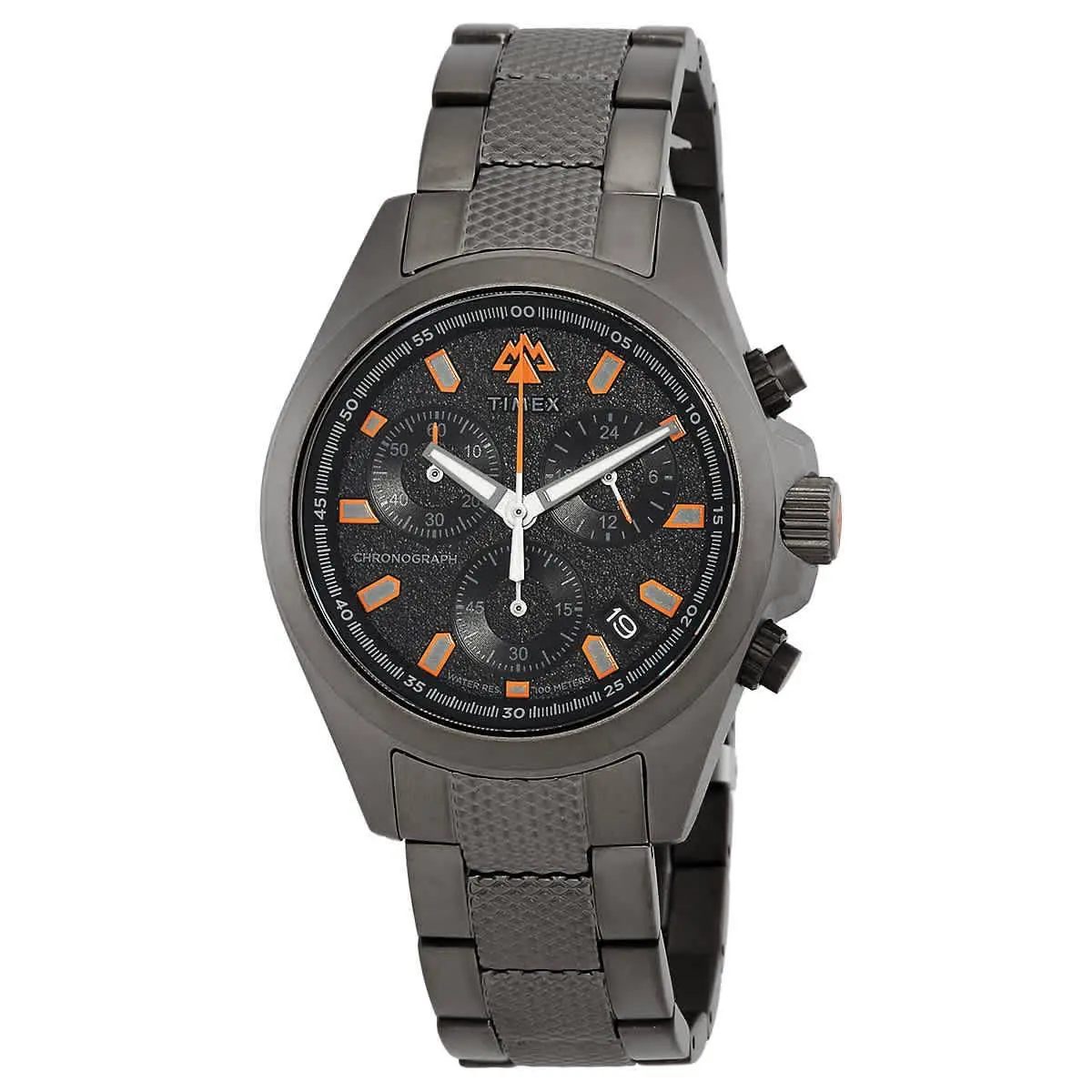 Timex TW2W45700JR Expedition North Black Dial 43 mm Men`s Watch - Gunmetal IP, Dial: Black, Band: Gunmetal IP