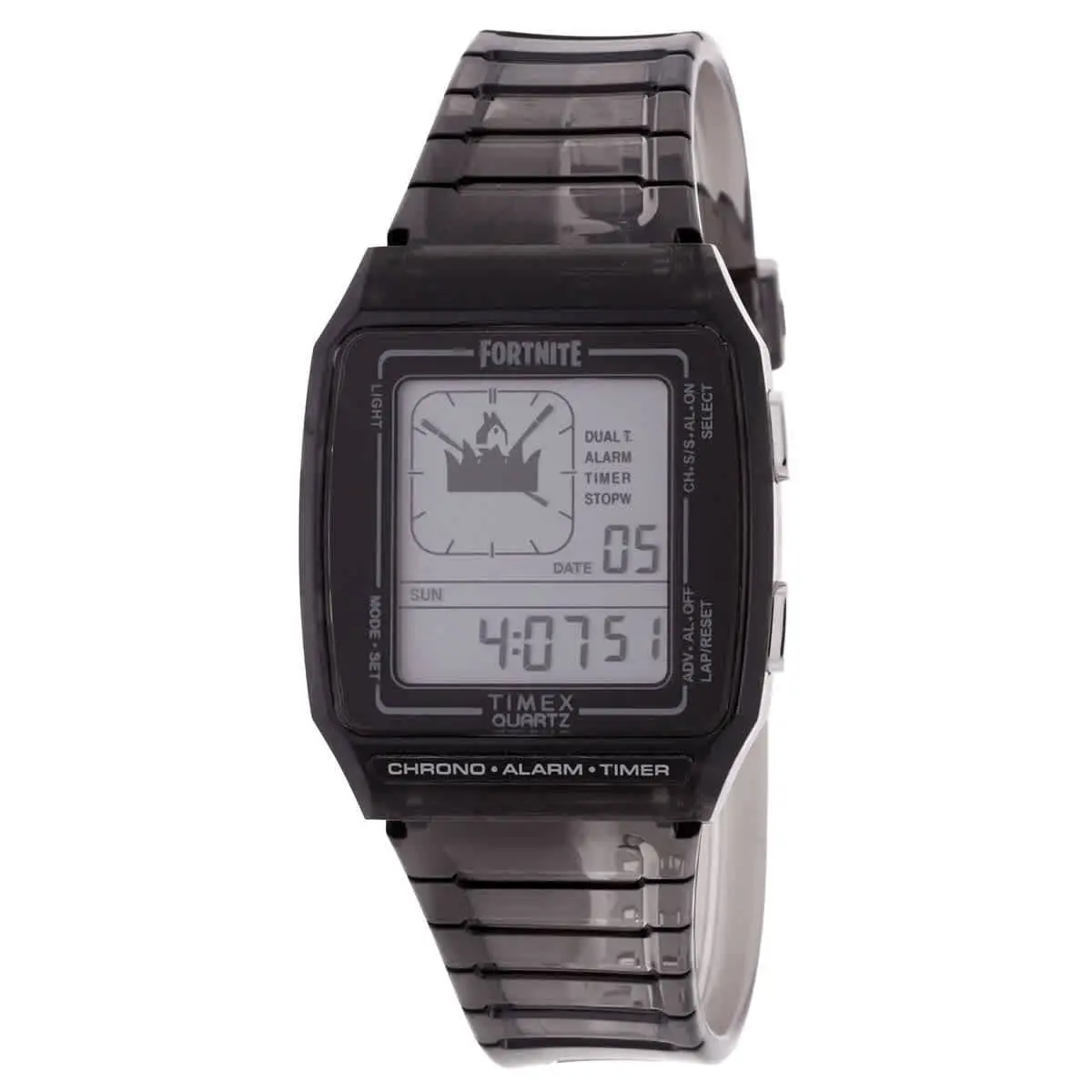 Q  Lca x Fortnite Alarm Quartz Digital Unisex Watch TW2W96500 by Timex
