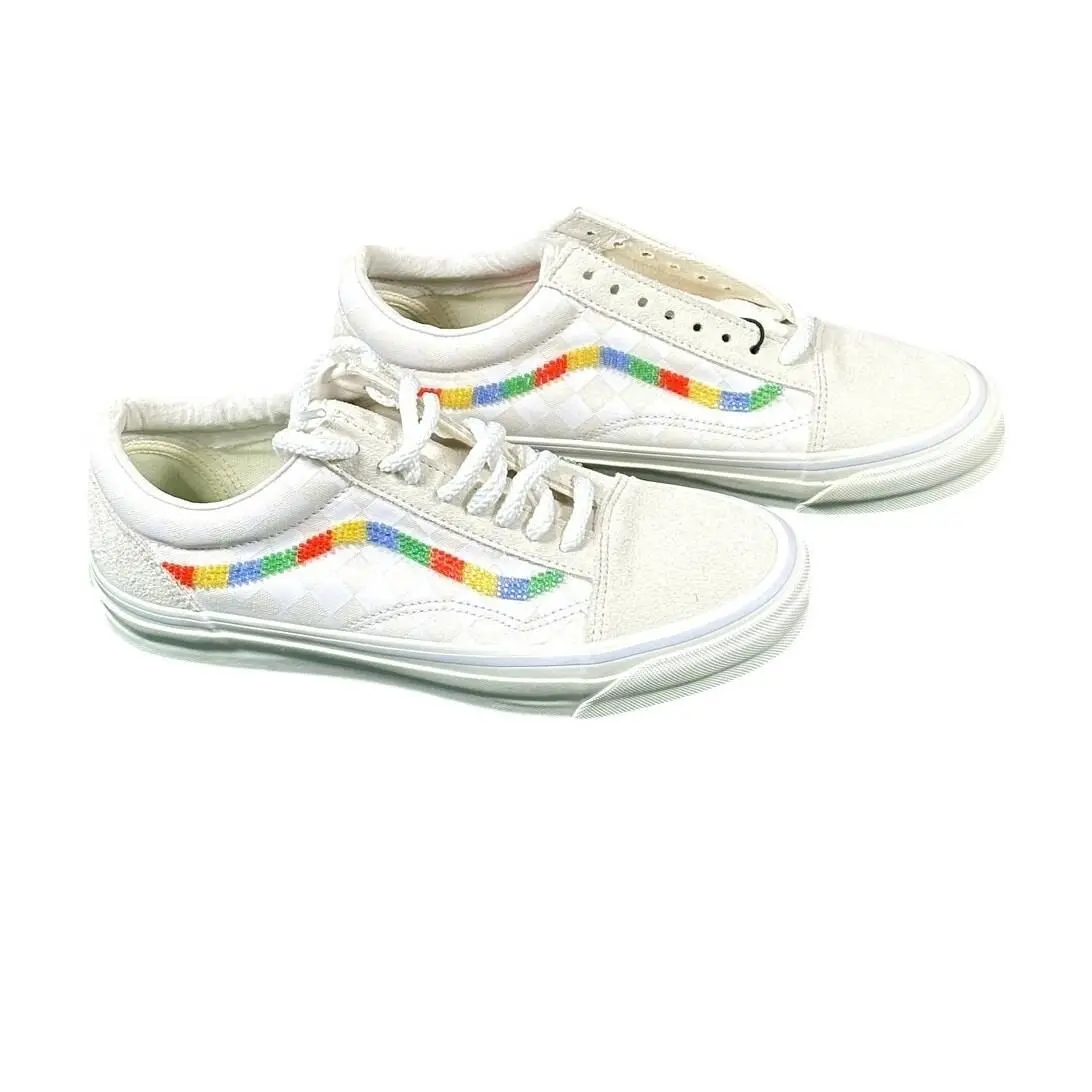 Gucci x Vans Vault OG Old Skool Rainbow Sneakers 8.5 M 10 W