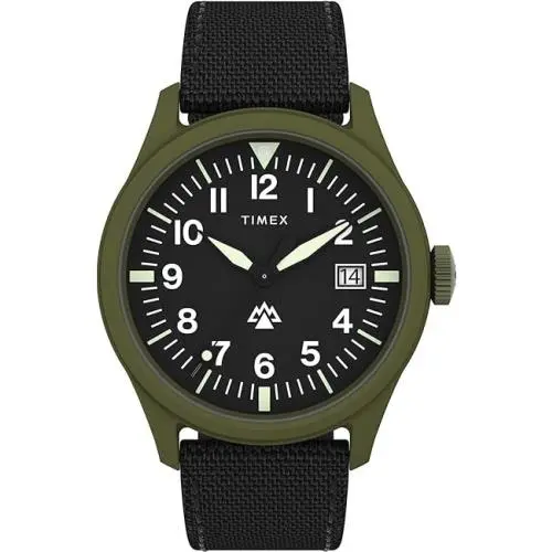 Men`s Watch Expedition North Quartz Black Dial Fabric Strap TW2W34400JR by Timex