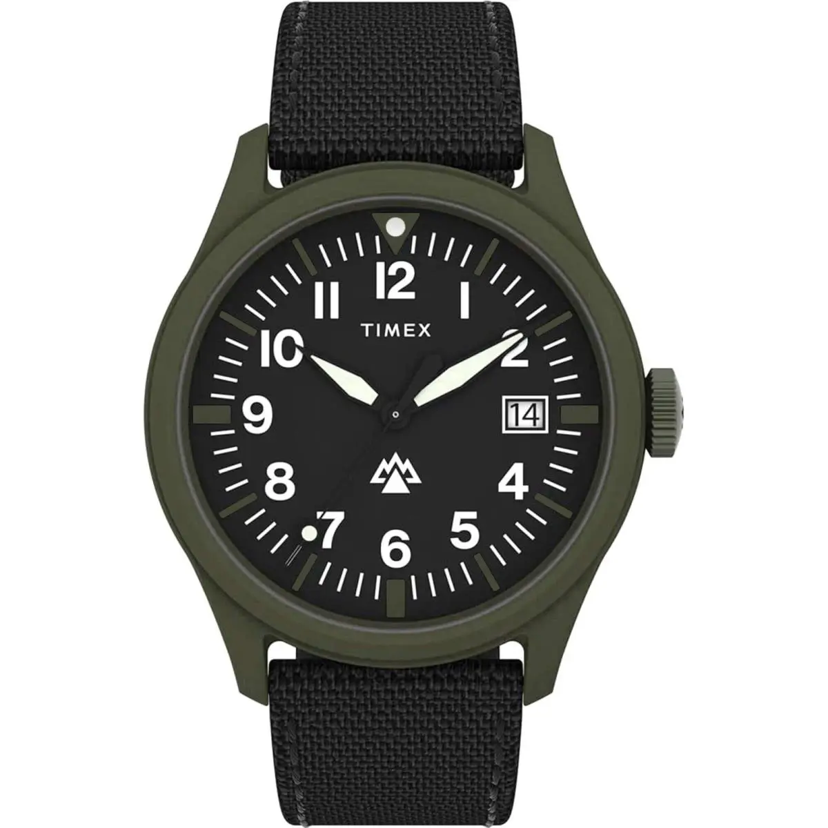 Men`s Watch Expedition North Quartz Black Dial Fabric Strap TW2W34400JR by Timex