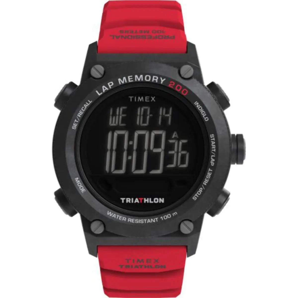 Timex Ironman Triathlon 200 Lap 44mm Mens Digital Sport Watch TW5M67000