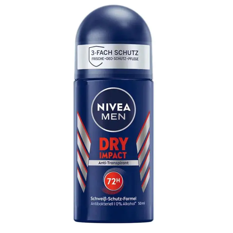 Nivea Deo Roll ON Dry Impact Men - 12 Packs