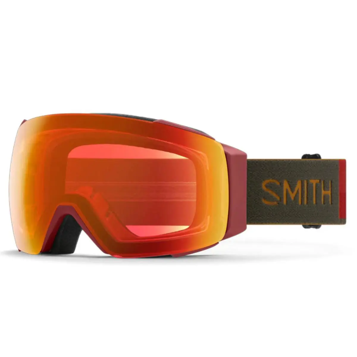 Smith IO Mag Snow Goggles-ironwood-chromapop Everyday Red+yellow Bonus