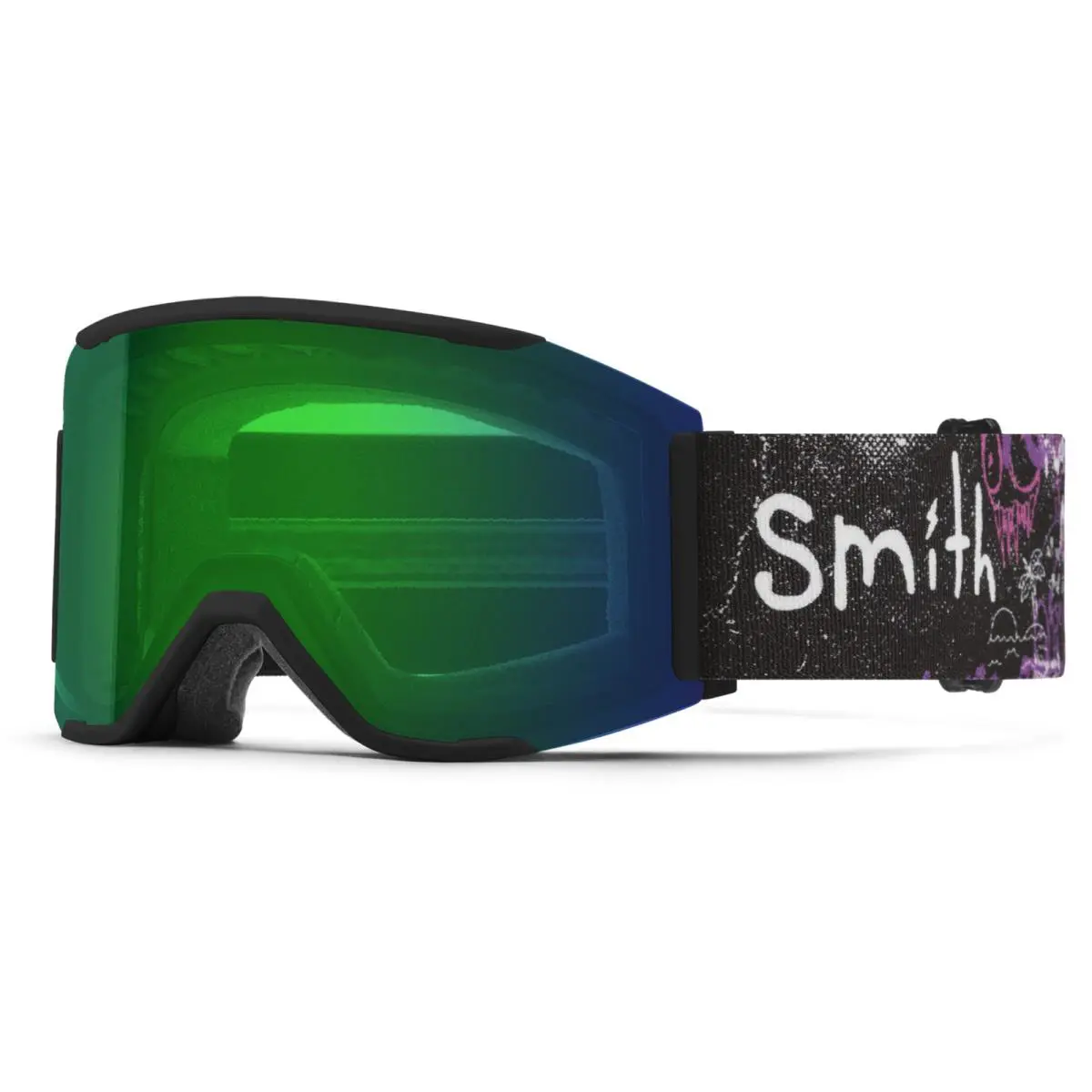 Smith Squad Mag Snow Goggles-dylan Diggers-chromapop Everyday Green+bonus