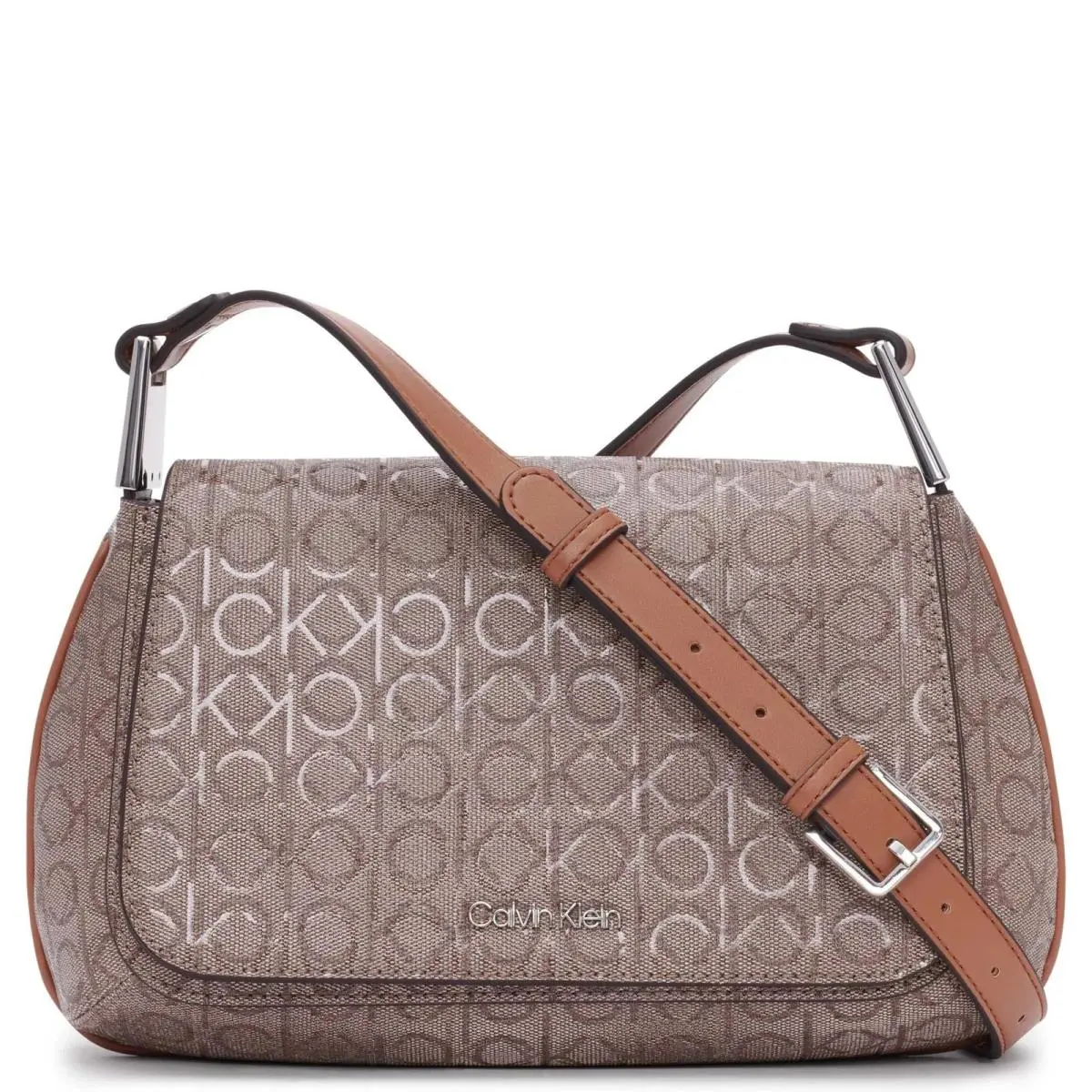 Calvin Klein H2JEVAW3 Charlie Signature Crossbody – Magnetic Flap