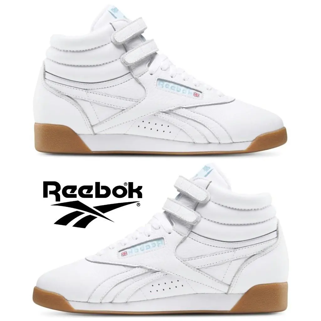 Reebok F/s HI Women`s Shoes Casual Workout Sport Walking Gym Sneakers Comfort - White, Manufacturer: Blue/Footwear White/Gum