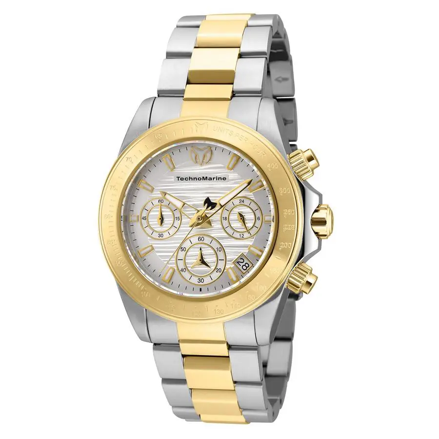 Technomarine Manta Ray Chronograph Silver Dial Unisex Watch TM-219011