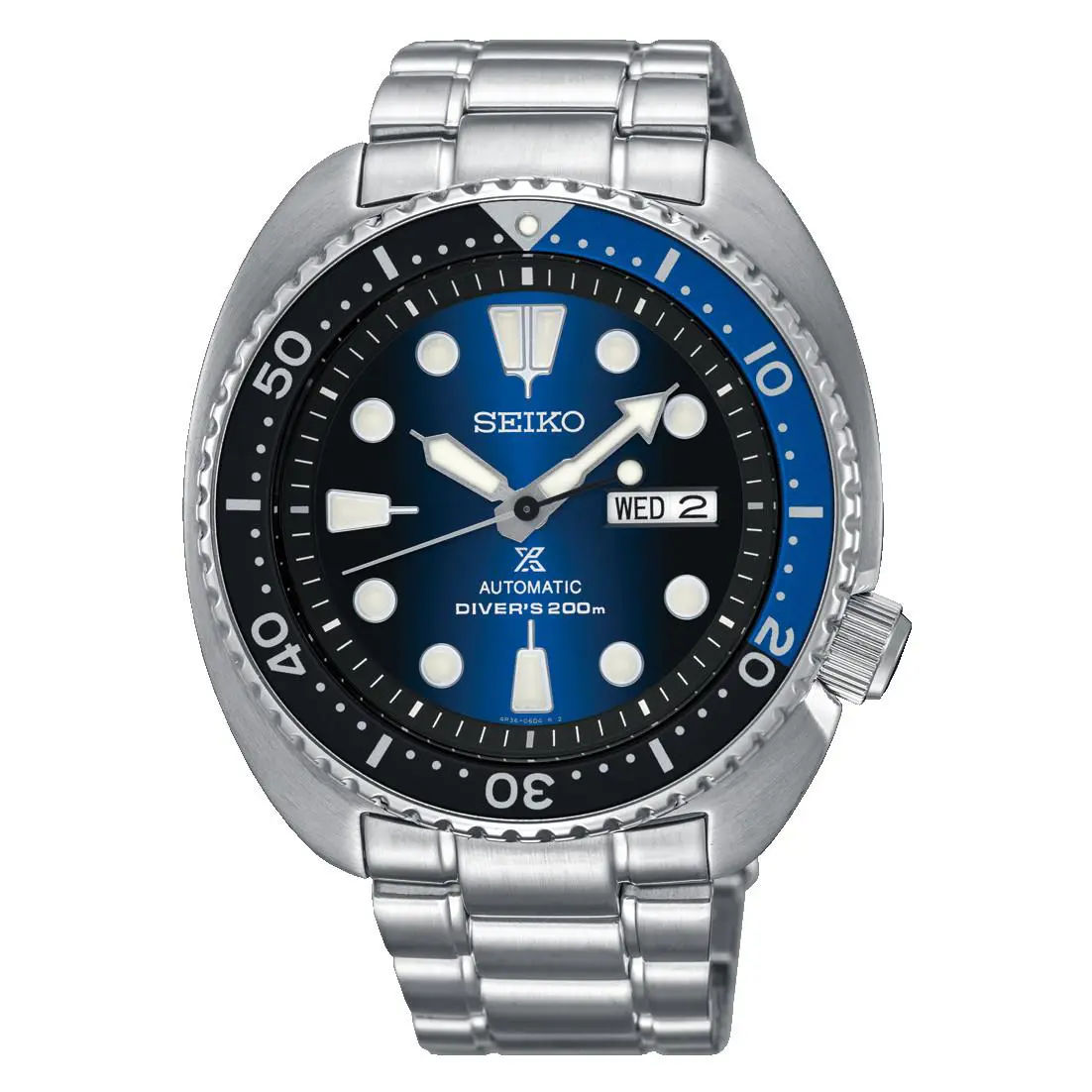 Seiko Men`s Watch Blue Dial with Silver Bracelet SRPC25J1