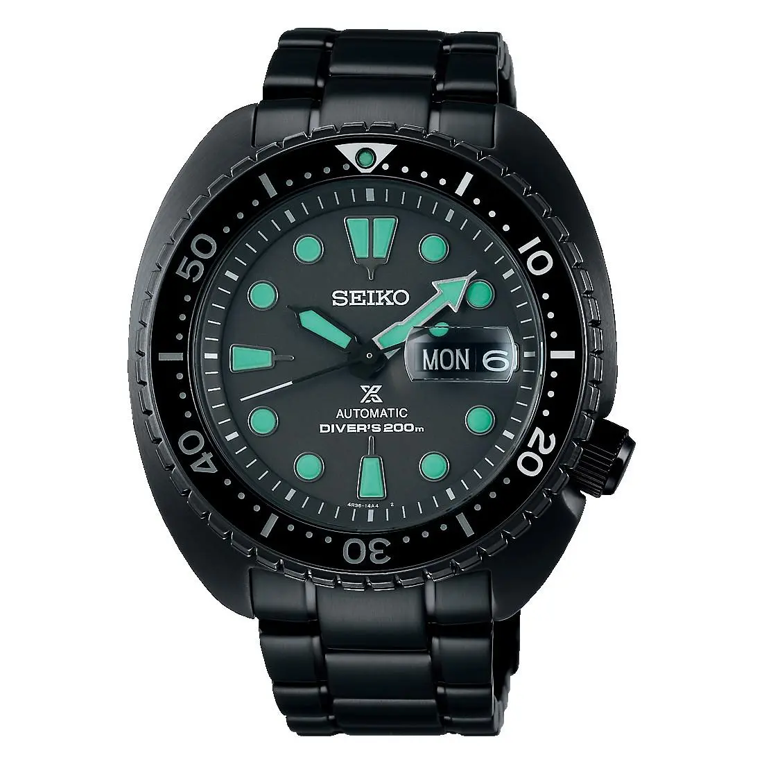 Seiko Men`s Prospex Turtle Automatic Black Watch - SRPK43K1