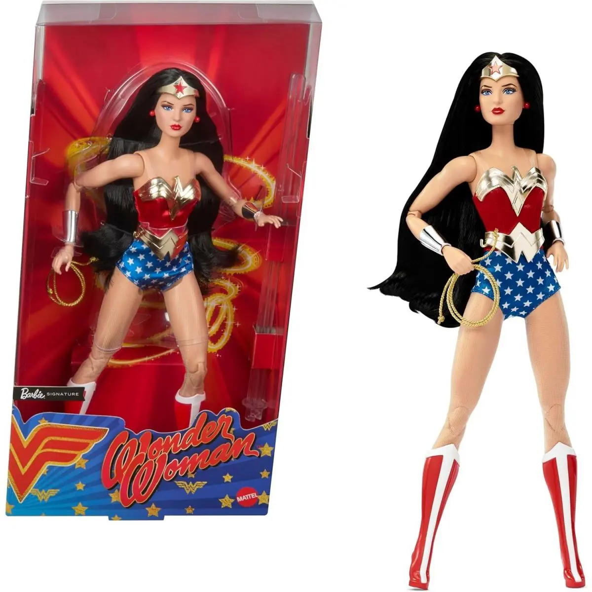 Barbie Wonder Woman Signature 85th Anniversary Doll DC Comics JBJ36