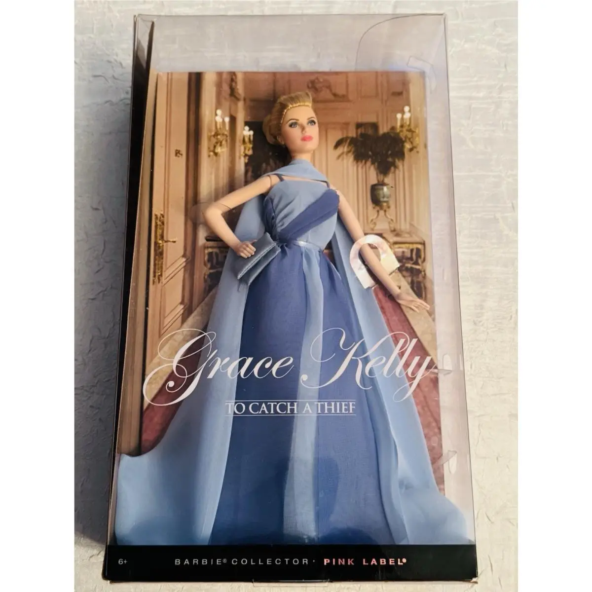 2011 Grace Kelly TO Catch A Thief Pink Label Barbie T7903 Mattel Nrfb