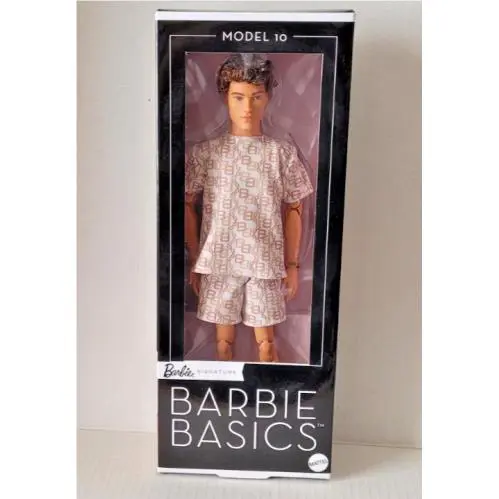 Barbie Ken Signature Basics Model 10 Doll Brunette Hair Made to Move Body 2026