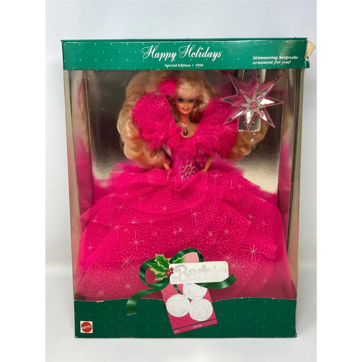 Barbie Holiday Christmas 1990 Happy Holiday Barbie