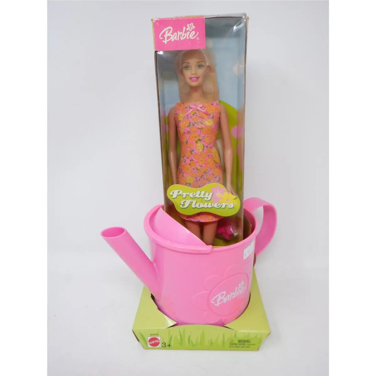 2003 Pretty Flowers Barbie In Watering Can