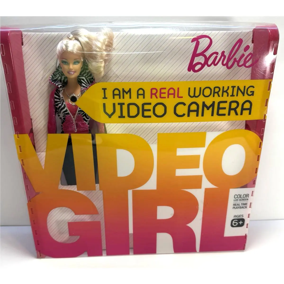 Video Girl Barbie Doll Mattel 2009 Camera R4093