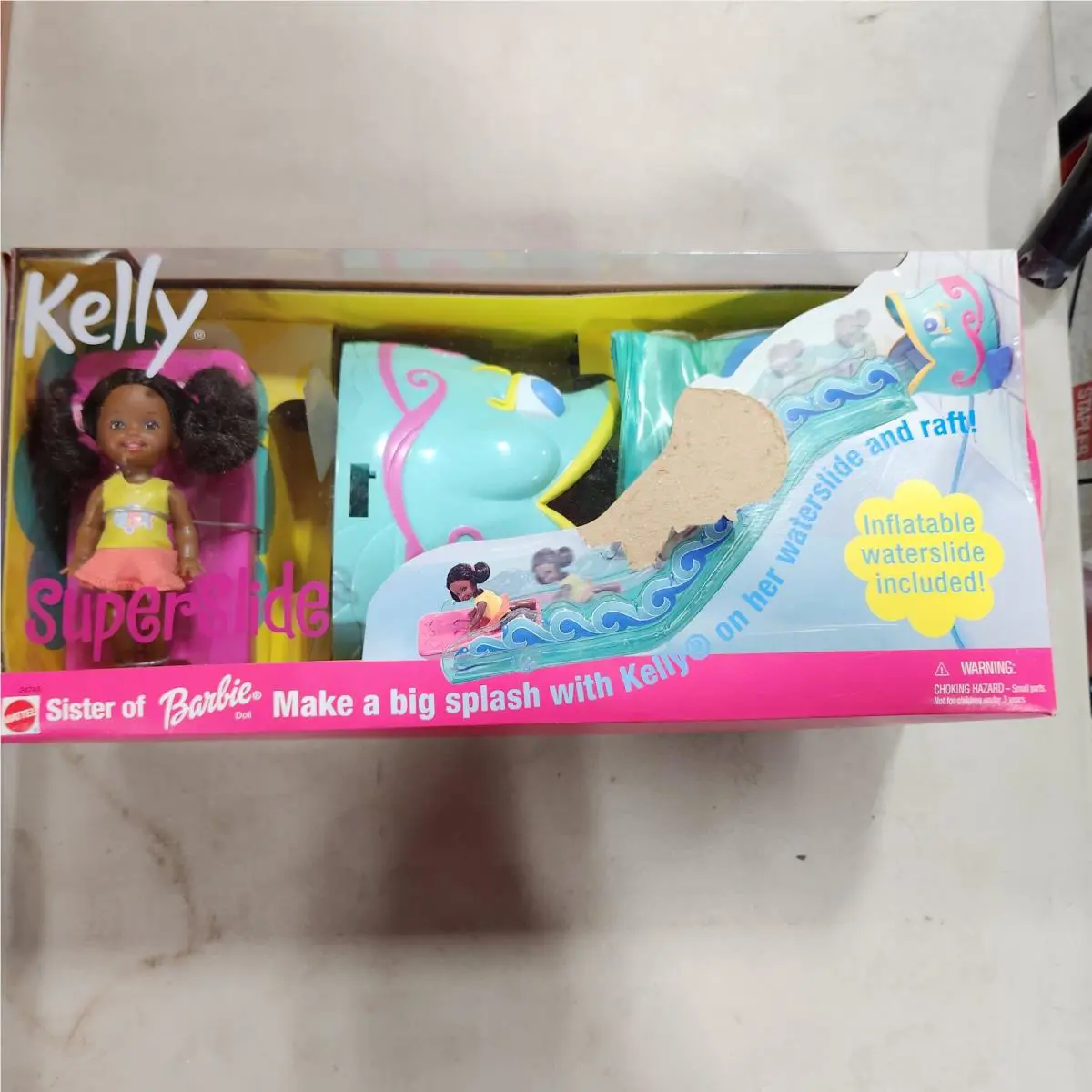 Mattel 1999 Kelly Sister Of Barbie Super Slide Doll Set AA B55