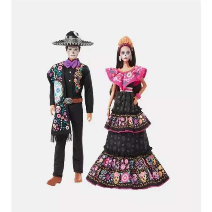Barbie and Ken Signature Dia De Los Muertos 2021 Dolls Set Day of The Dead