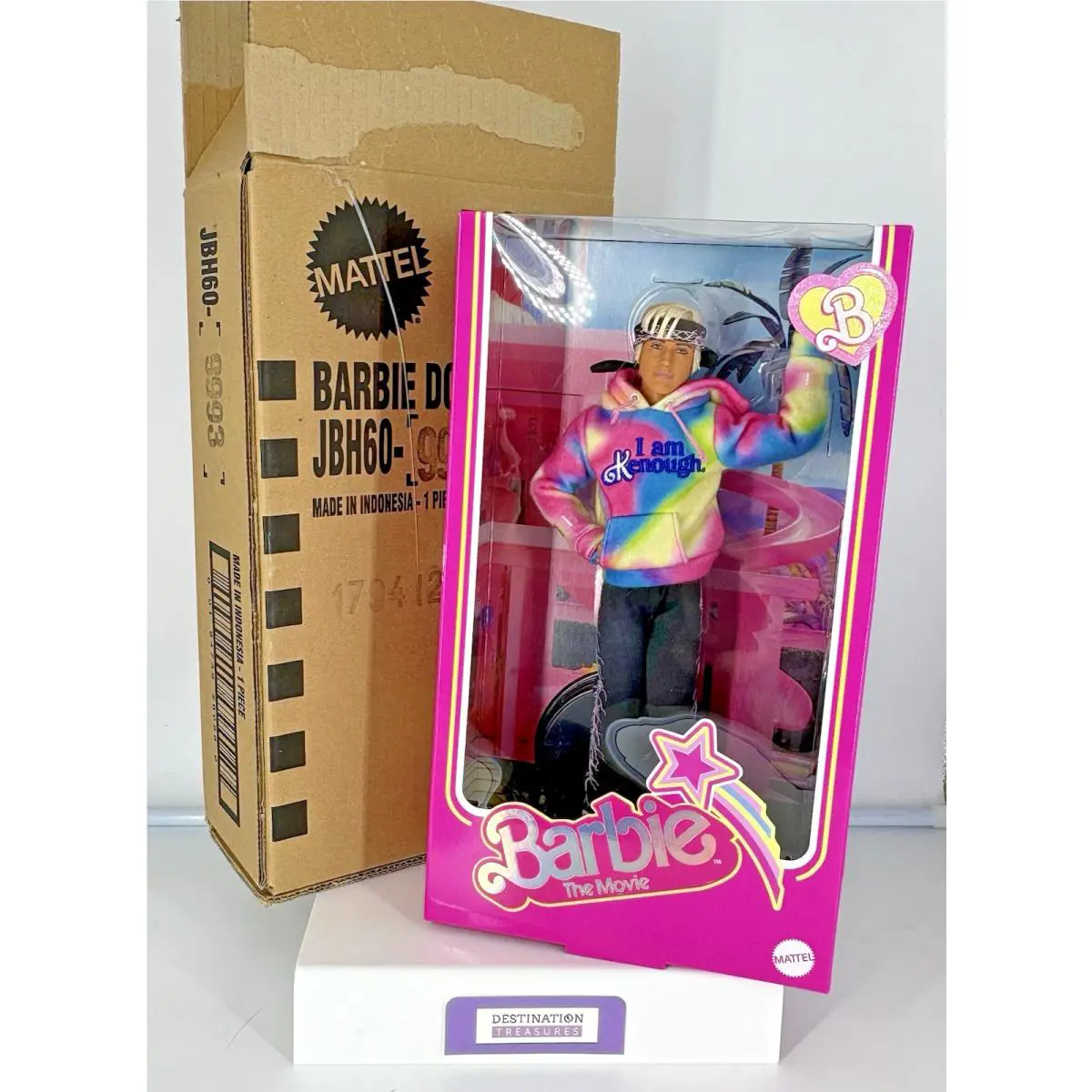 Barbie The Movie I am Kenough Ken Doll with Shipper JBH60