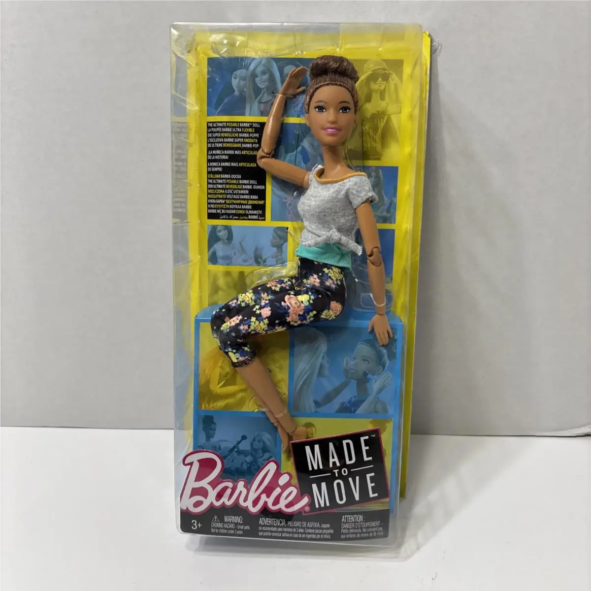 Mattel 2017 Barbie Made TO Move Doll Package Damage See Pics