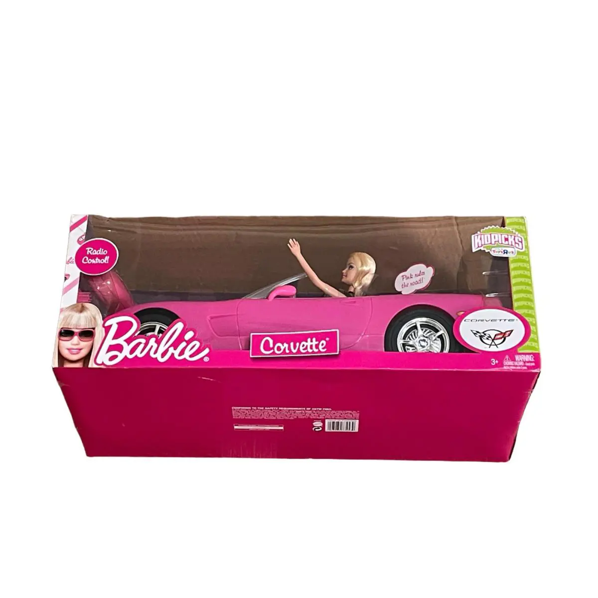 Radio Controlbbarbie Corvette Car with Doll 2009 Mib