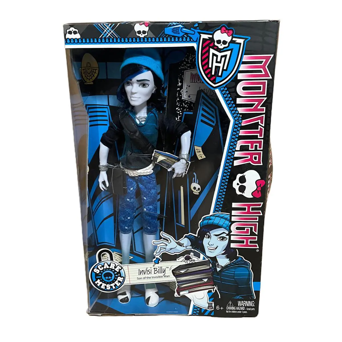 Monster High Doll Scaremester Invisibilly Boy Rare