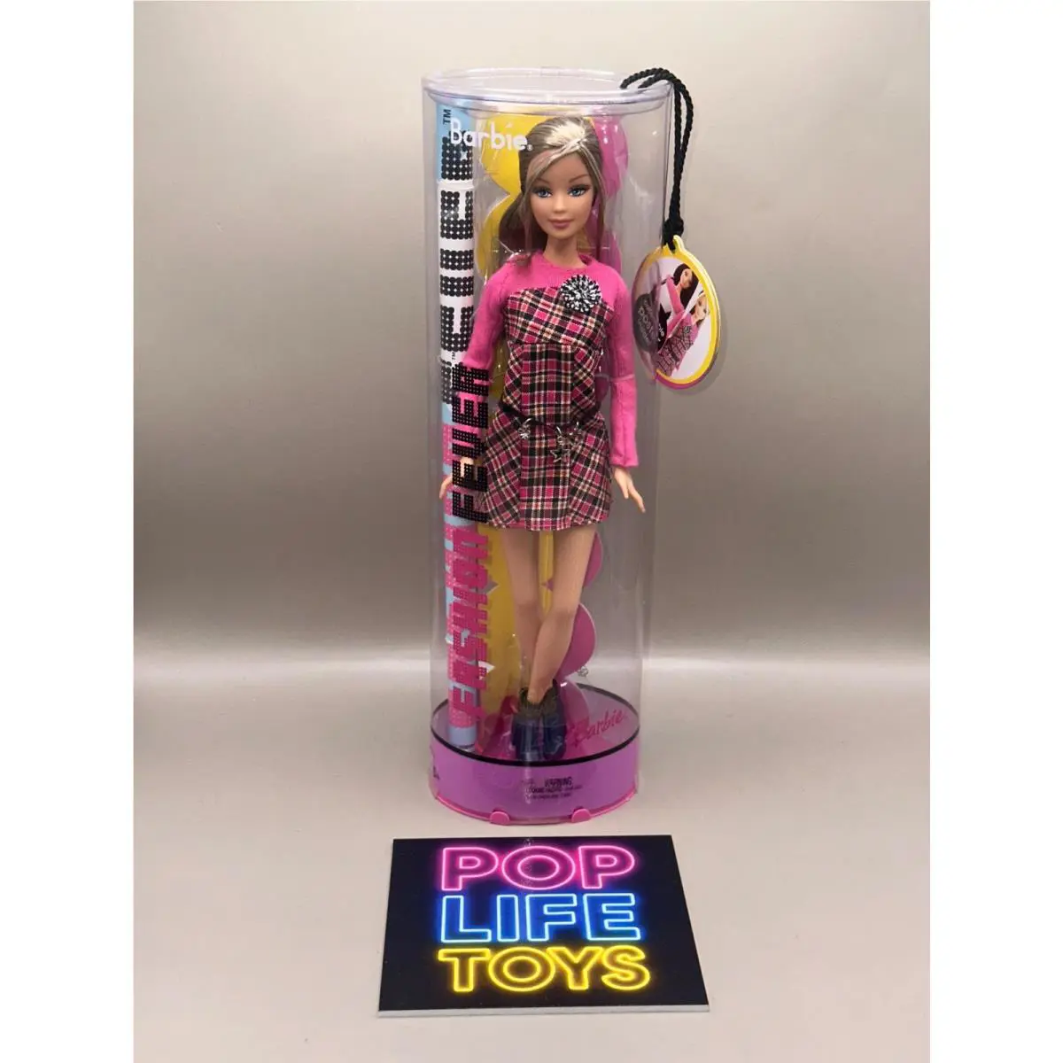 Vintage 2005 Mattel “fashion Fever Barbie- Plaid Dress” H0940 Nrfb