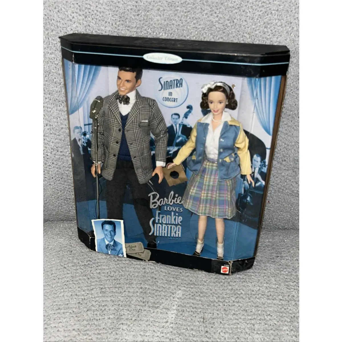Vintage 1999 Barbie Loves Frankie Sinatra Gift Set-sinatra IN Concert BY Matte