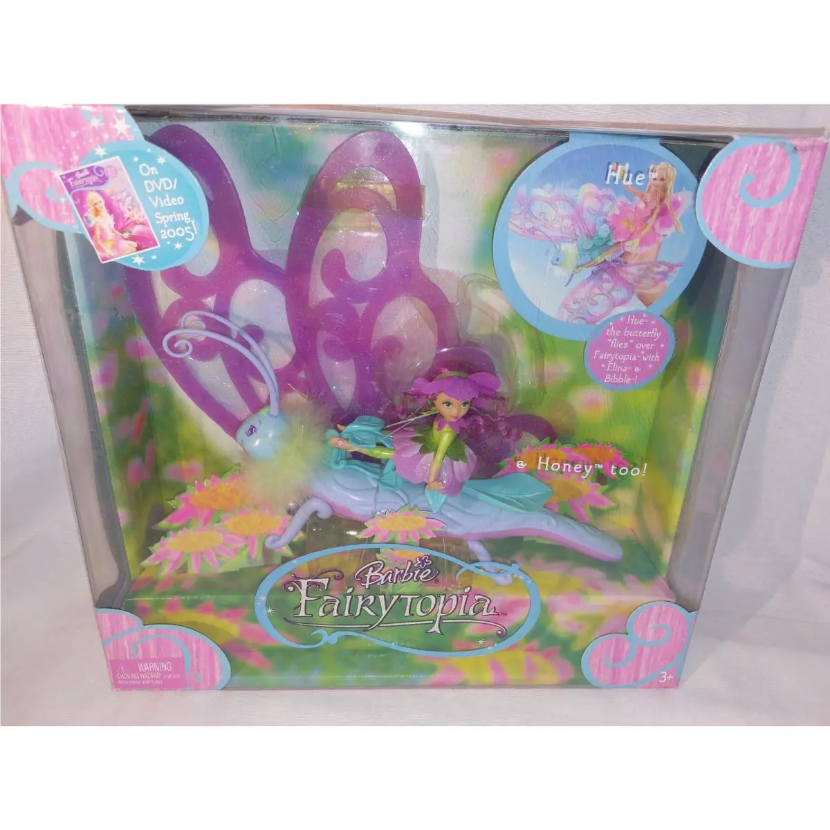 Barbie Fairytopia Hue and Honey Doll Rare 2004 Mattel Butterfly Old Stock