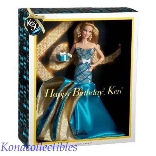 Happy Birthday Ken Beautiful Barbie 50th Anniversary