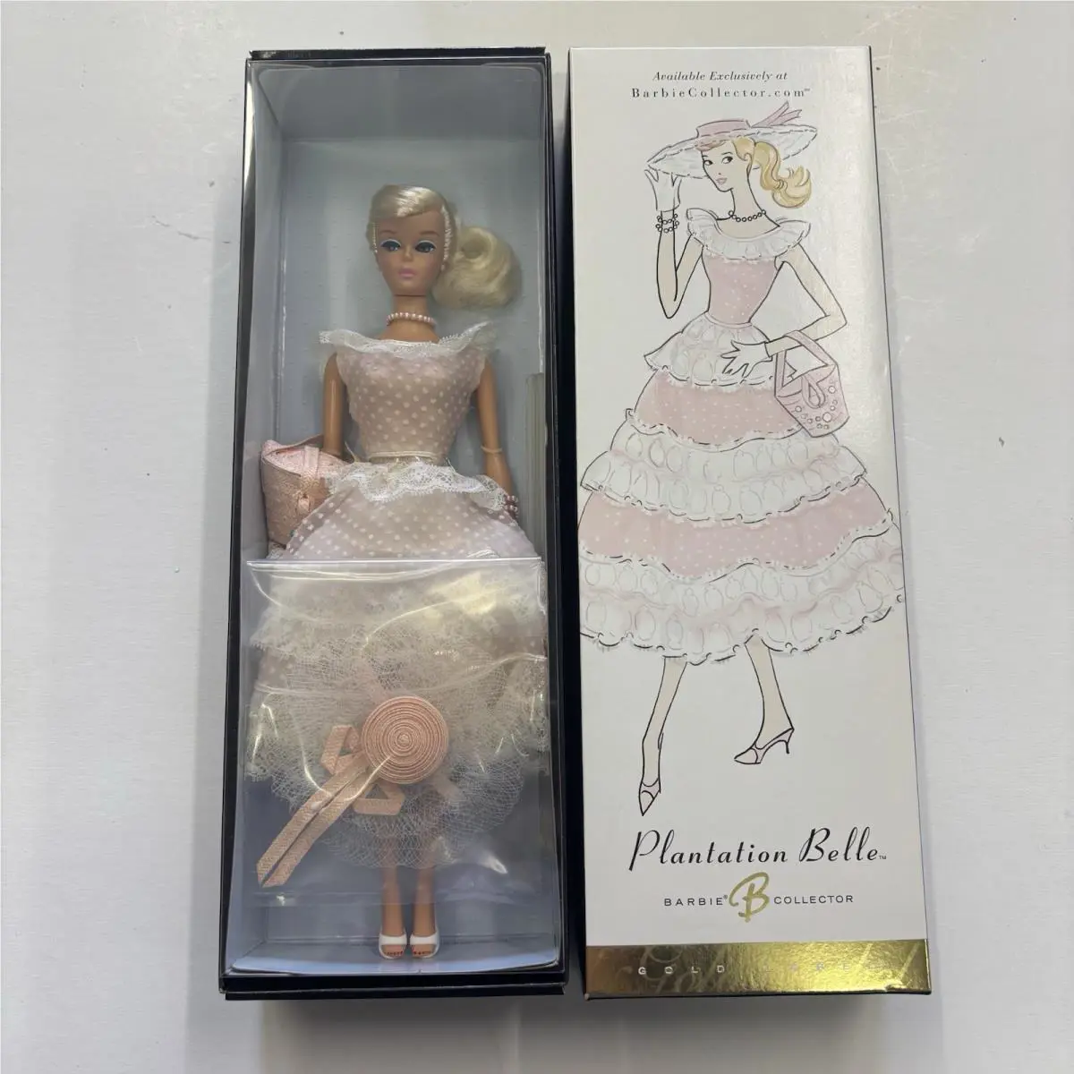 2004 Plantation Belle Repro Barbie W/shipper