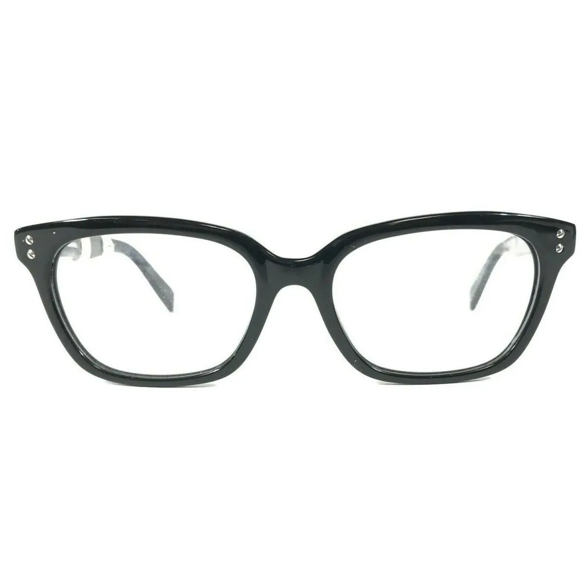 Diesel Eyeglasses Frames DL5037 Col.001 Polished Black Round Horn Rim 53-17-140