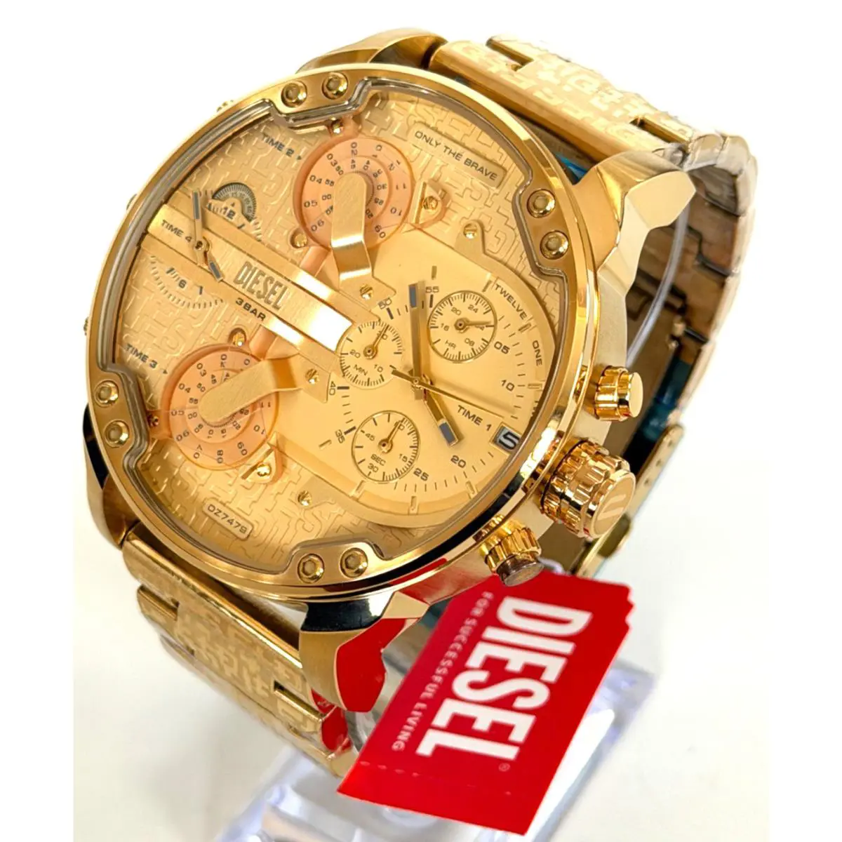 Diesel DZ7479 Mr. Daddy 2.0 Chronograph Gold-tone S/steel Watch G/box
