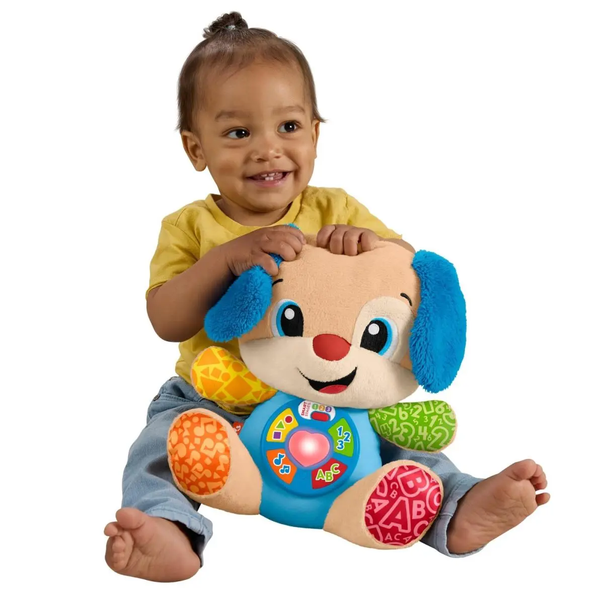 Fisher-price Baby Learning Toy Laugh Learn Smart Stages Puppy Musical Plush wi